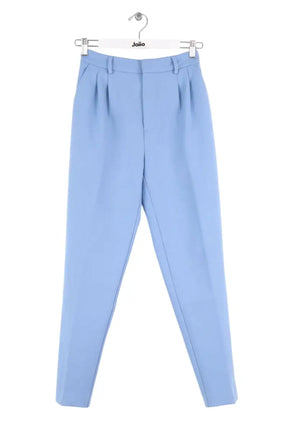 Pantalon droit Balzac Bleu en Synthétique, taille XS - Seconde Main