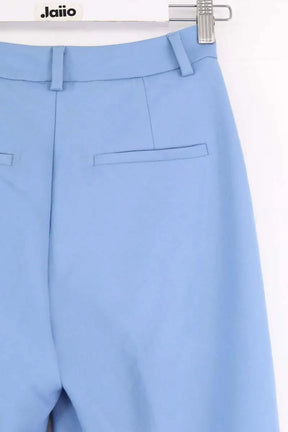 Pantalon droit Balzac Bleu en Synthétique