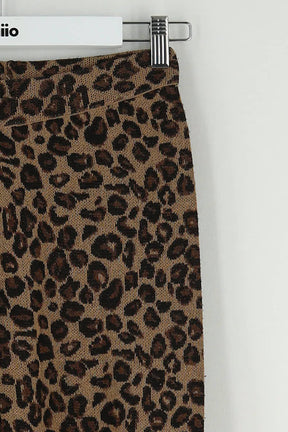 Pantalon droit Balzac Marron en Viscose