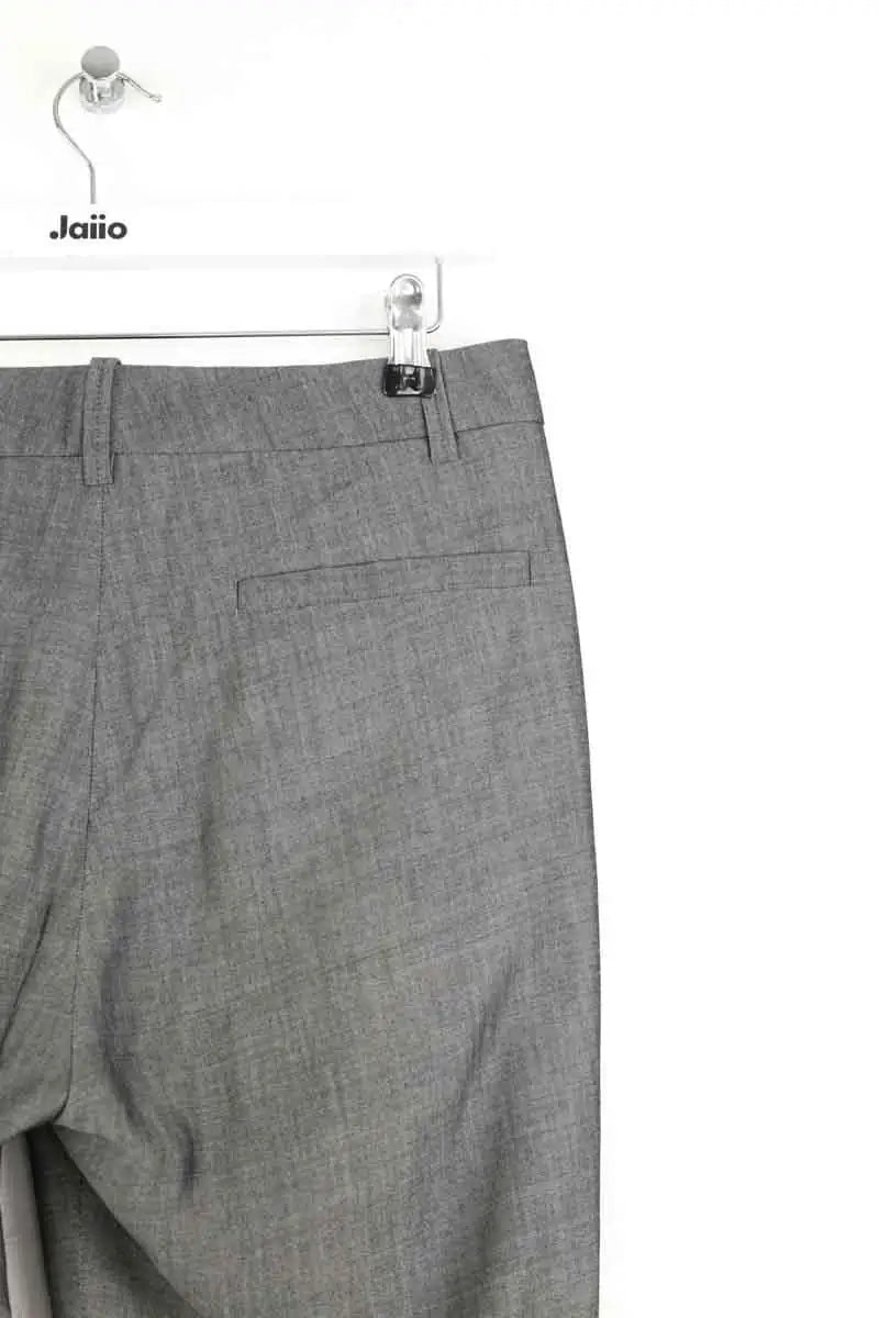 Pantalon droit Barbara Bui Gris en Laine