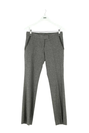 Pantalon droit Barbara Bui Gris en Viscose, taille L - Seconde Main