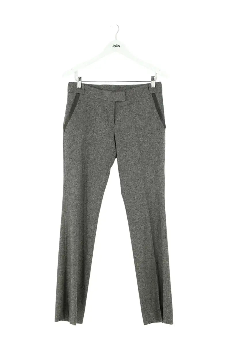 Pantalon droit Barbara Bui Gris en Viscose, taille L - Seconde Main