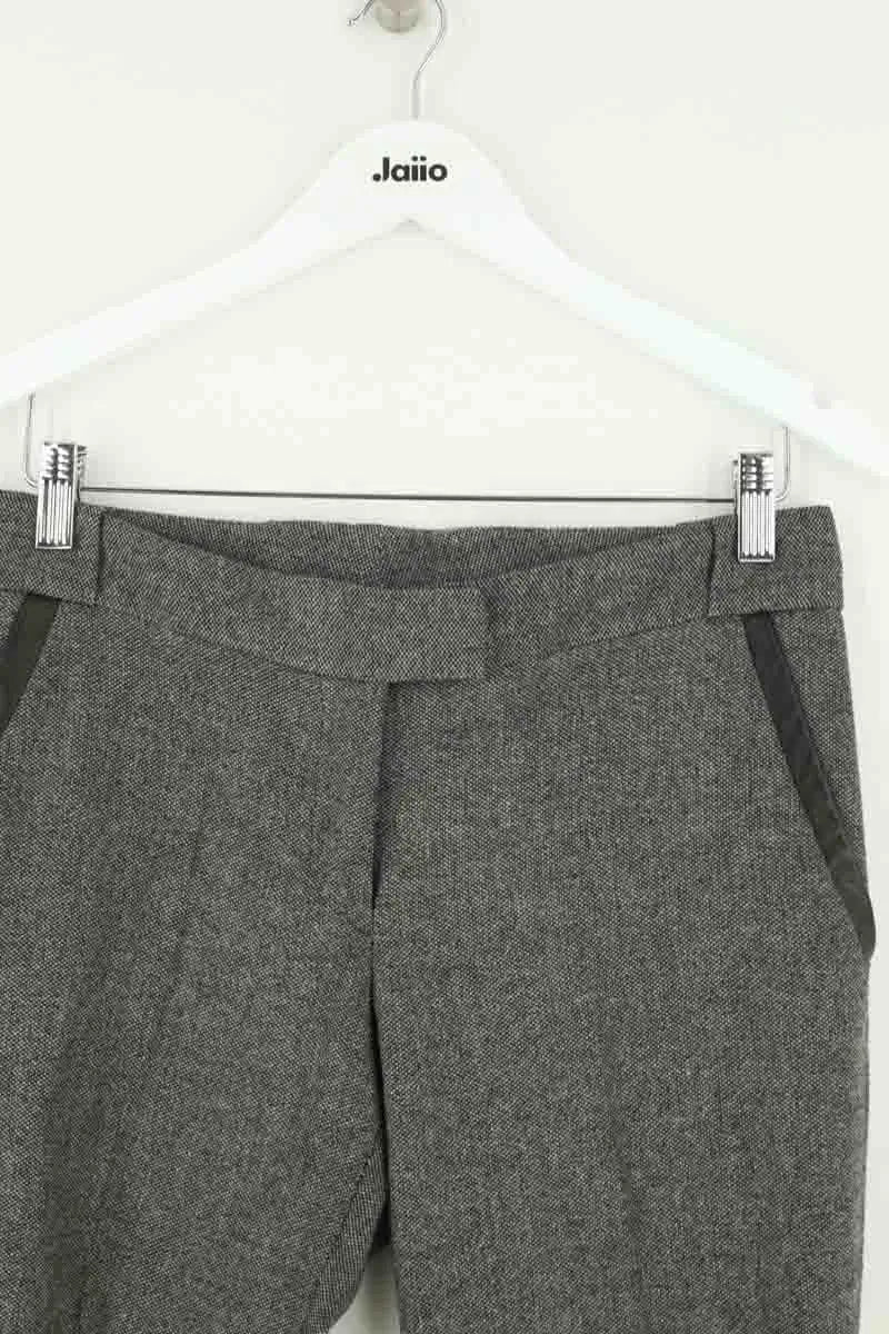 Pantalon droit Barbara Bui Gris en Viscose