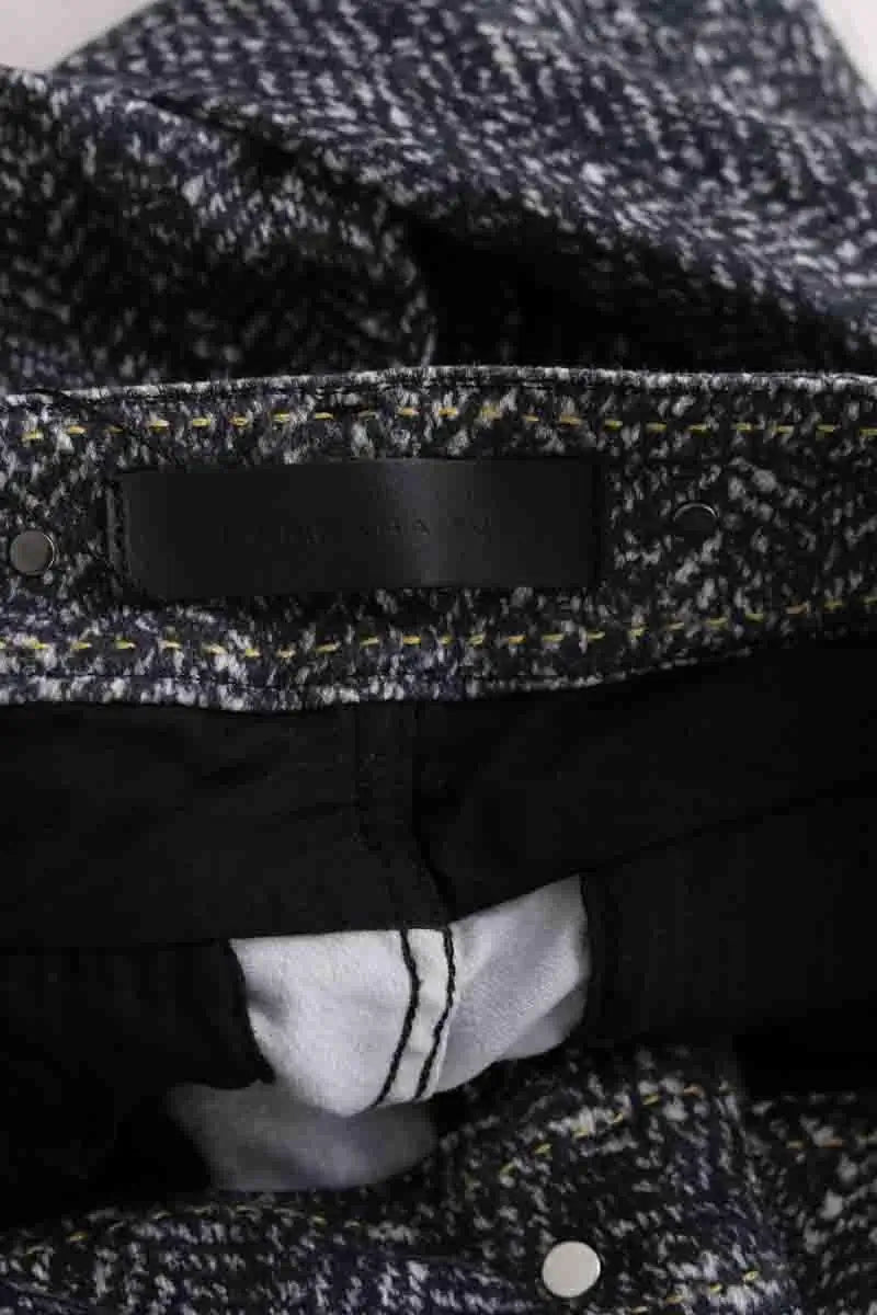Pantalon droit Barbara Bui Noir en Coton