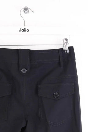 Pantalon droit Barbara Bui Noir en Laine