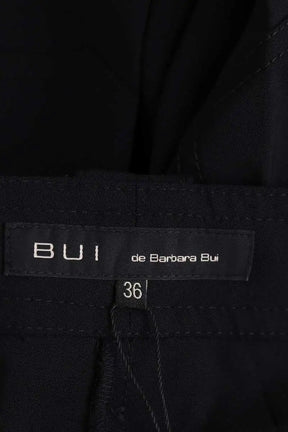 Pantalon droit Barbara Bui Noir en Laine