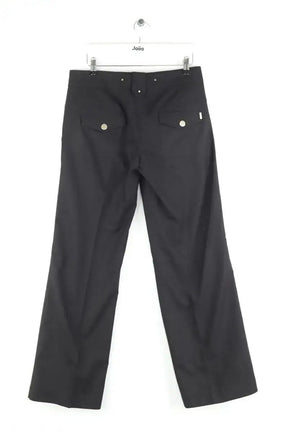 Pantalon droit Barbara Bui Noir en Synthétique
