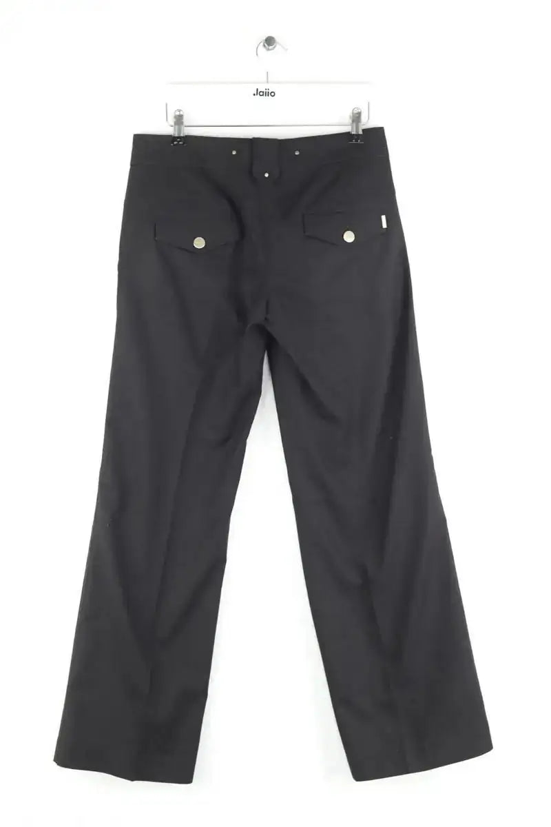 Pantalon droit Barbara Bui Noir en Synthétique