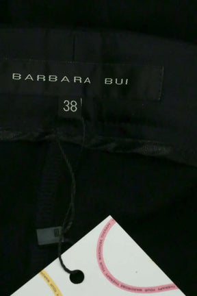 Pantalon droit Barbara Bui Noir en Viscose
