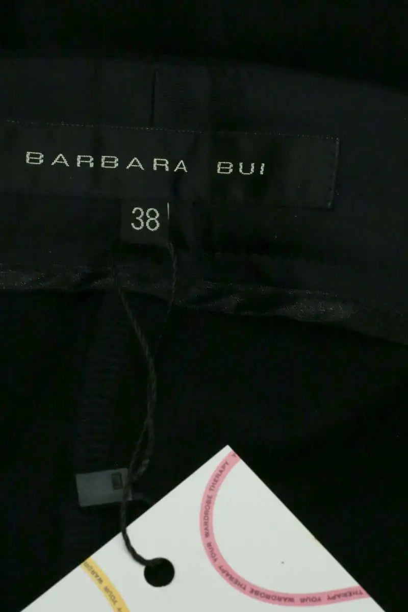 Pantalon droit Barbara Bui Noir en Viscose