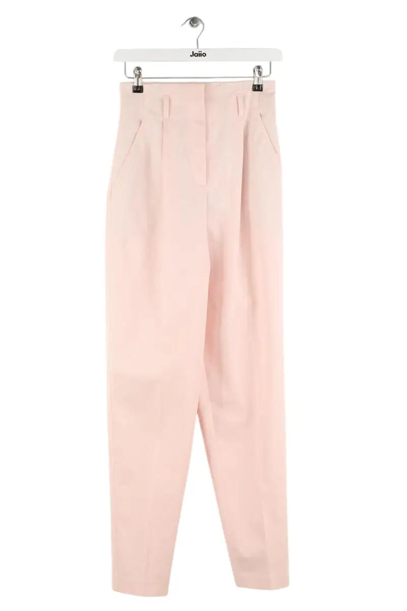 Pantalon droit Barbara Bui Rose en Synthétique, taille S - Seconde Main