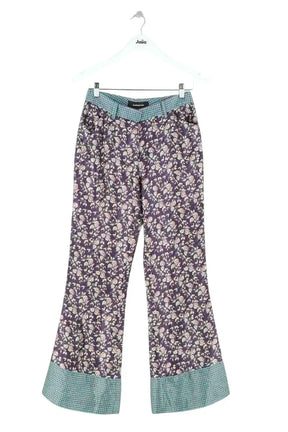 Pantalon droit Barbara Bui Violet en Soie, taille S - Seconde Main