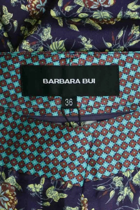 Pantalon droit Barbara Bui Violet en Soie