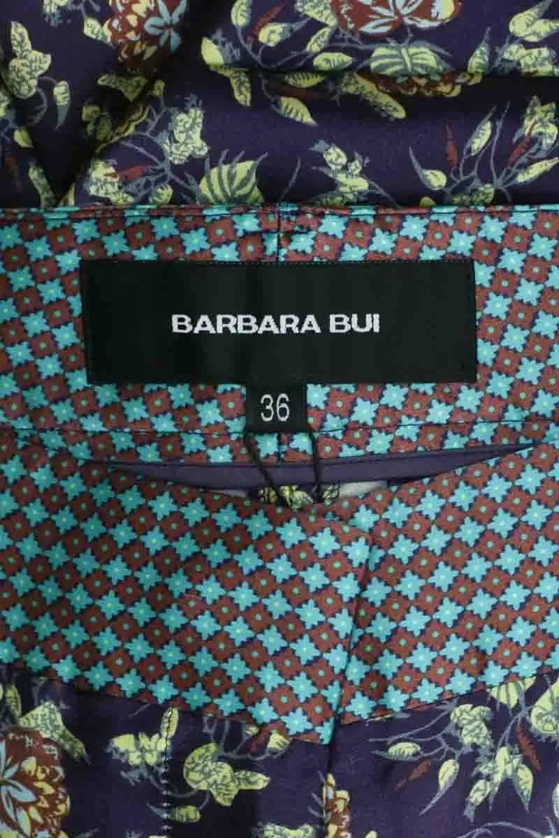 Pantalon droit Barbara Bui Violet en Soie