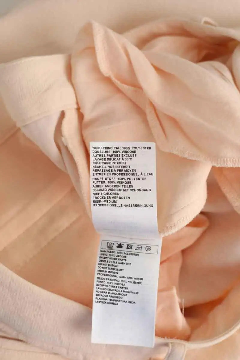 Pantalon droit Ba&Sh Beige en Polyester