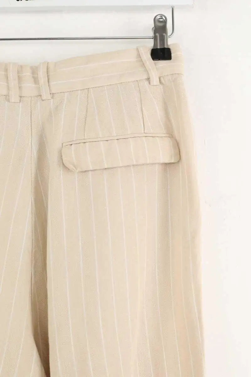 Pantalon droit Ba&Sh Beige en Viscose