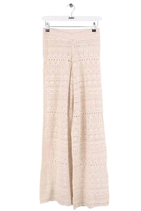 Pantalon droit Ba&Sh Ecru en Coton, taille XS - Seconde Main