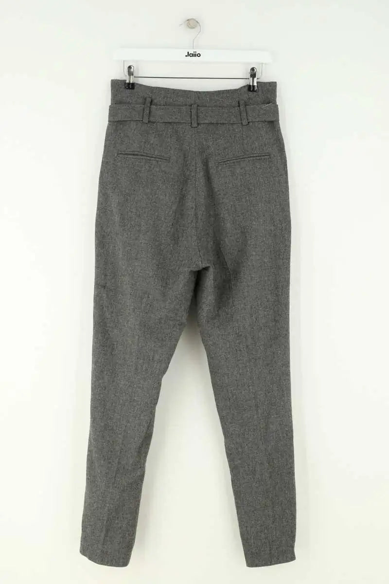 Pantalon droit Ba&Sh Gris en Viscose