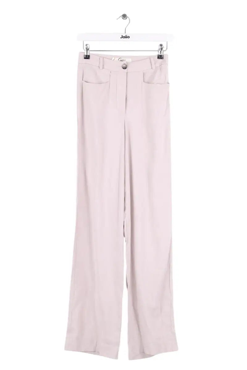 Pantalon droit Ba&Sh Gris en Viscose, taille XS - Seconde Main