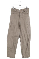 Pantalon droit Ba&Sh Kaki en Coton, taille S - Seconde Main