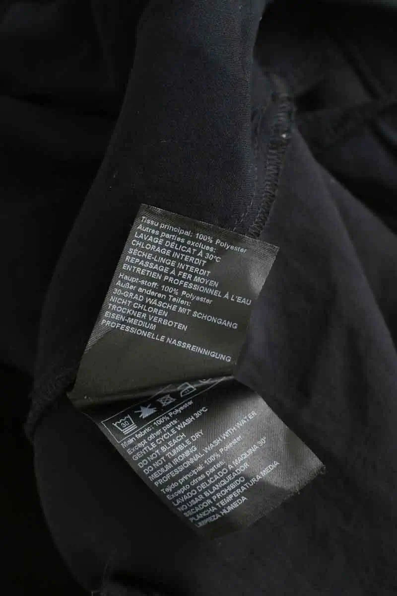 Pantalon droit Ba&Sh Marine en Polyester