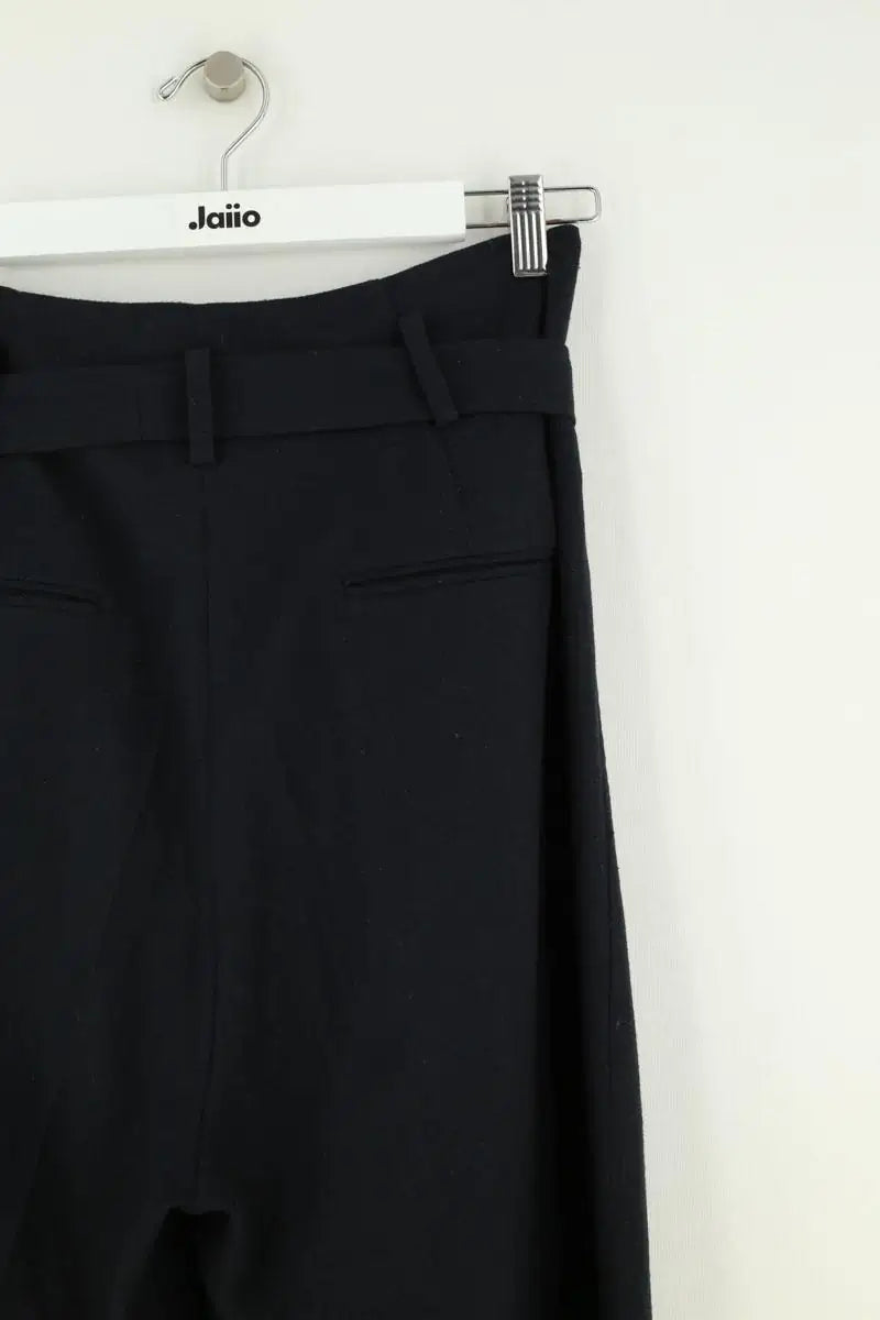Pantalon droit Ba&Sh Marine en Synthétique