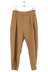 Pantalon droit Ba&Sh Marron en Synthétique, taille M - Seconde Main