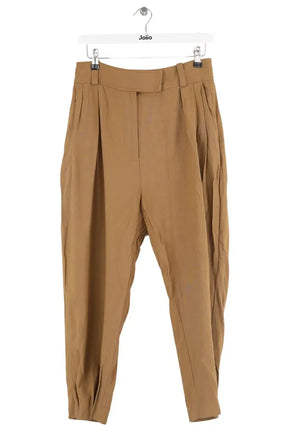 Pantalon droit Ba&Sh Marron en Synthétique, taille M - Seconde Main