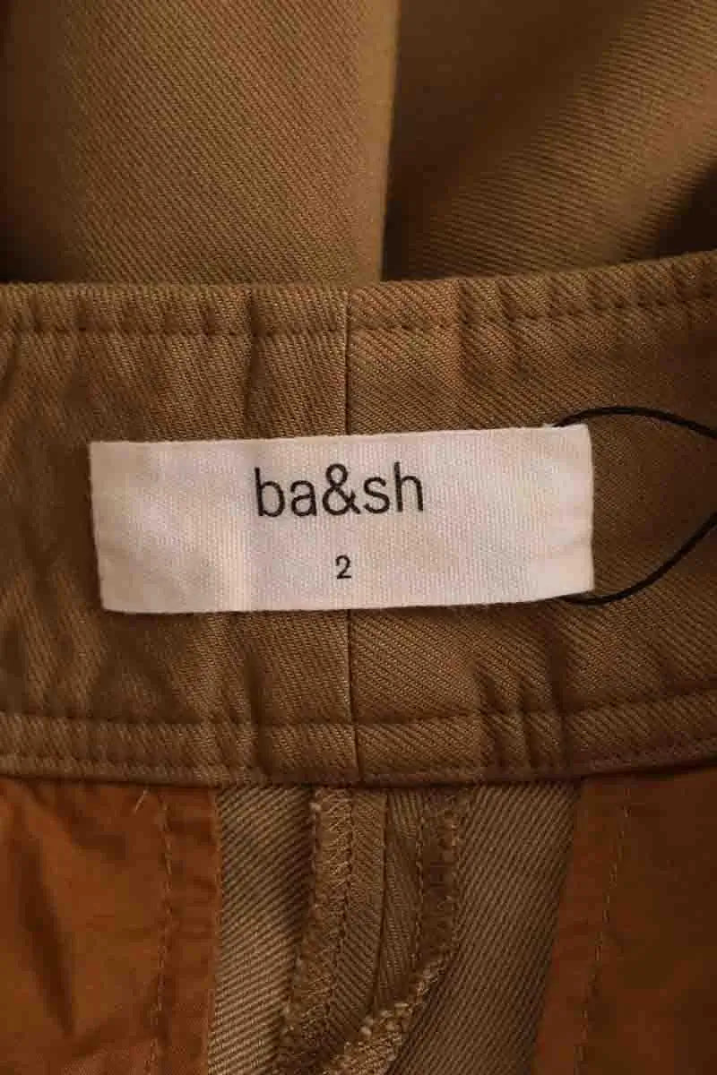 Pantalon droit Ba&Sh Marron en Synthétique