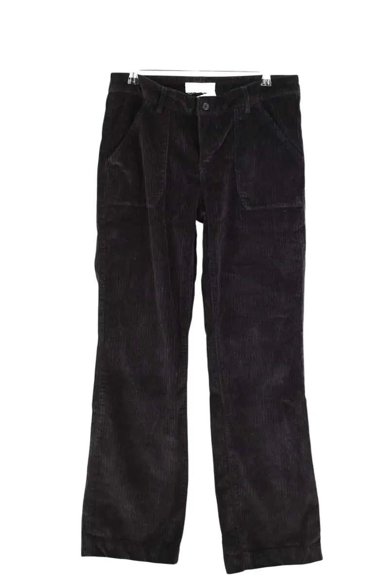 Pantalon droit Ba&Sh Noir en Coton, taille L - Seconde Main