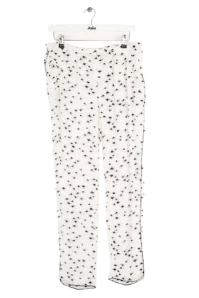 Pantalon droit Bash Rugby Blanc en Coton, taille M - Seconde Main