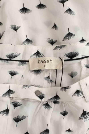Pantalon droit Bash Rugby Blanc en Coton