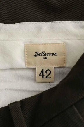 Pantalon droit Bellerose Kaki en Coton