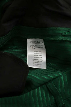 Pantalon droit Berenice Vert en Synthétique