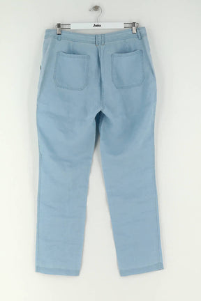 Pantalon droit Boden Bleu en Lin