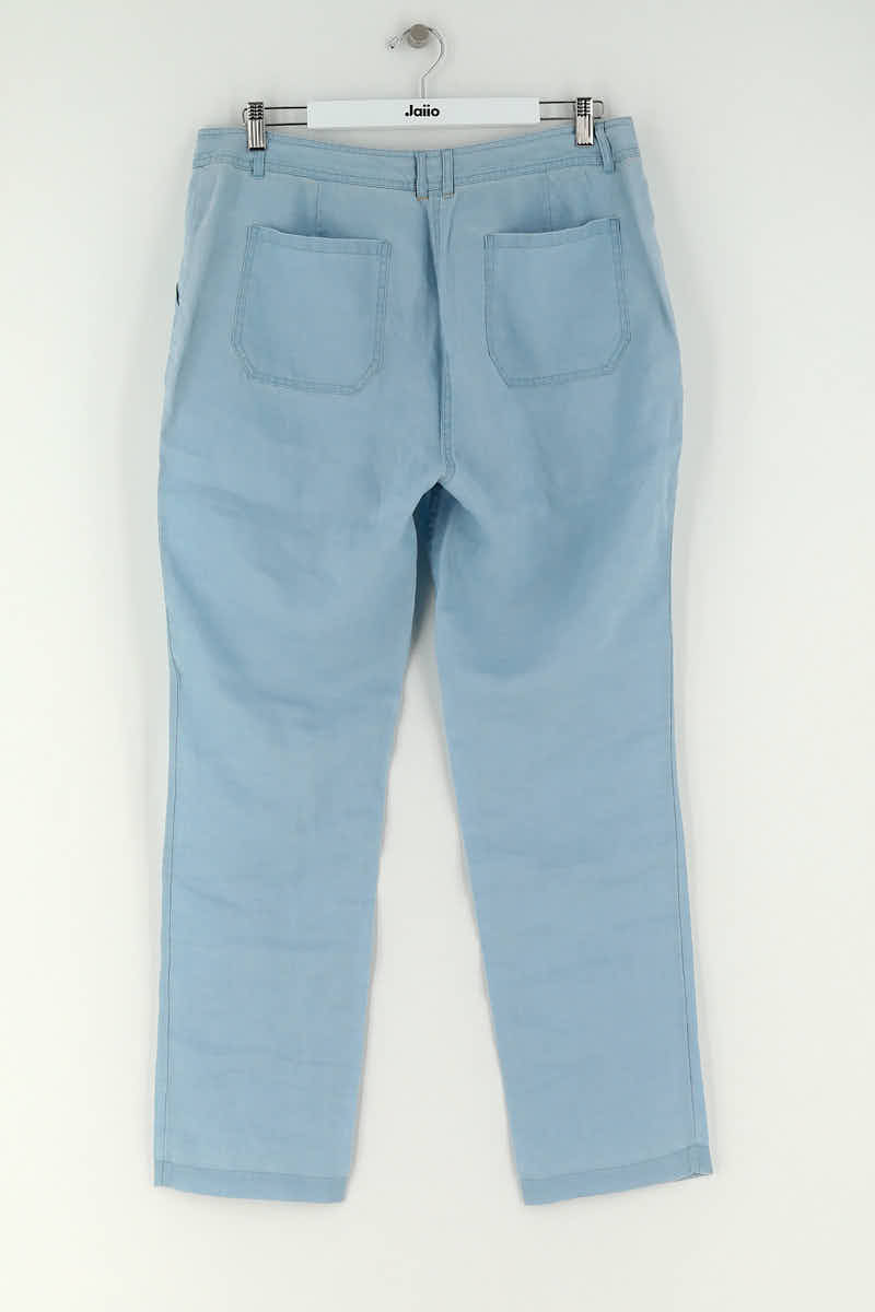 Pantalon droit Boden Bleu en Lin