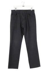Pantalon droit Boss Noir en Coton, taille M - Seconde Main