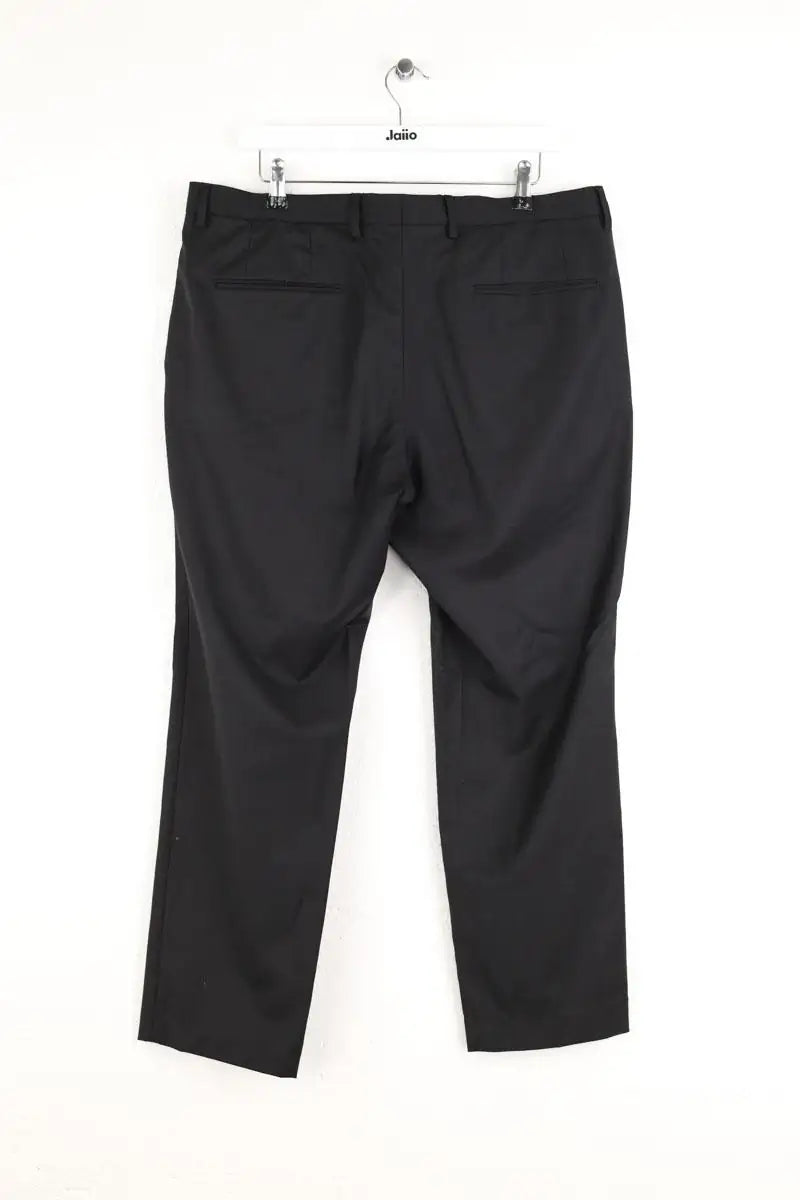 Pantalon droit Boss Noir en Laine