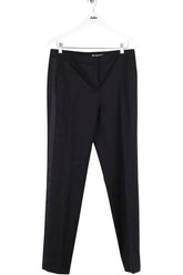 Pantalon droit Boss Noir en Laine, taille M - Seconde Main