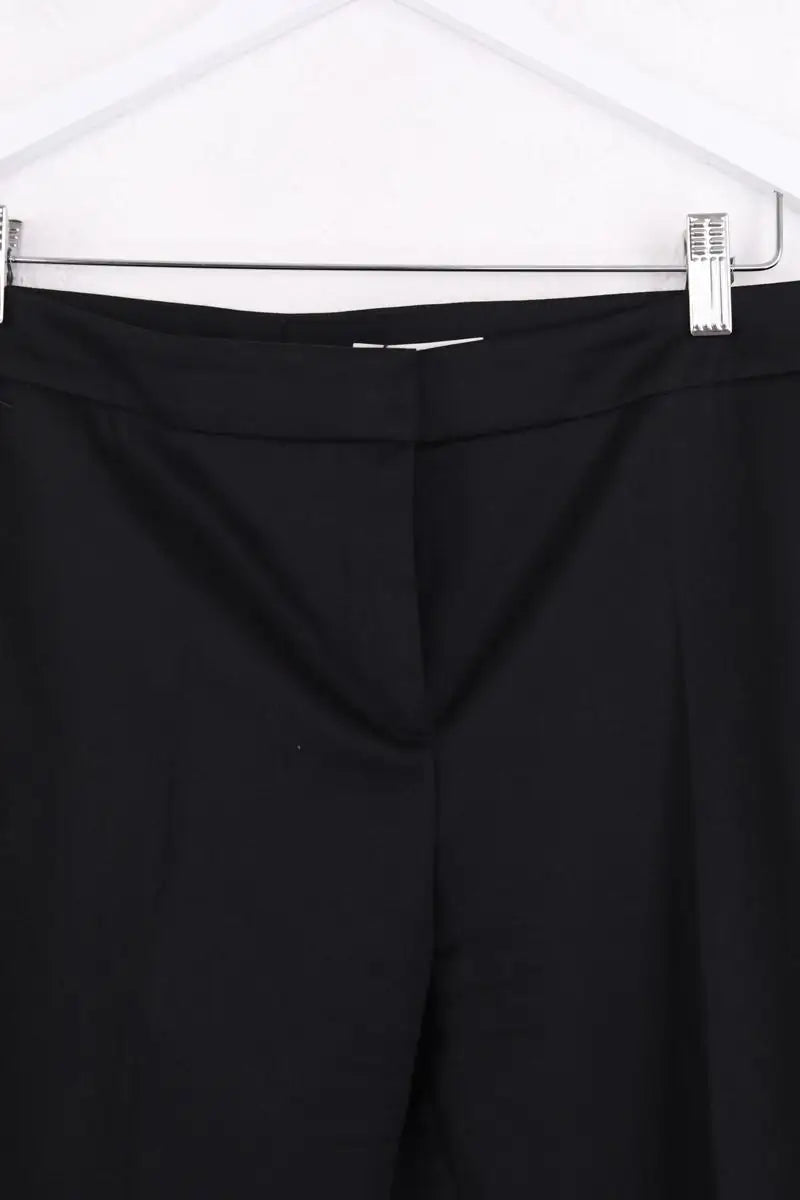 Pantalon droit Boss Noir en Laine