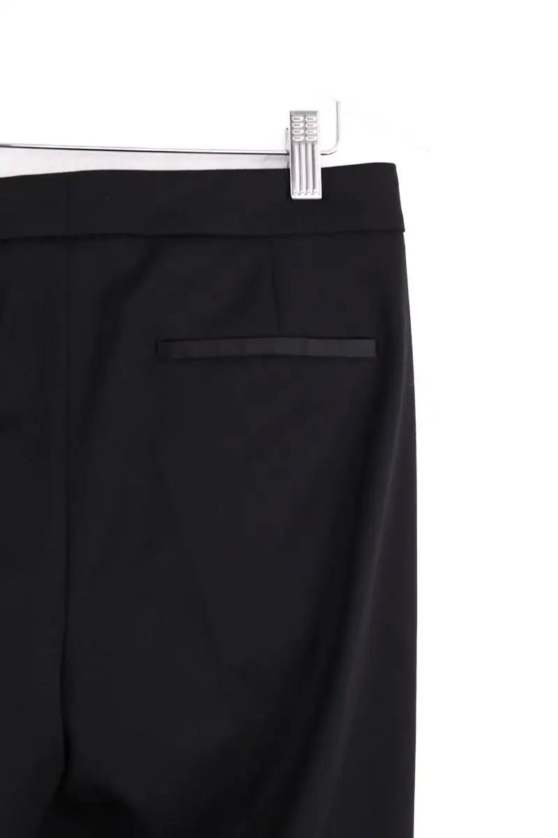 Pantalon droit Boss Noir en Laine
