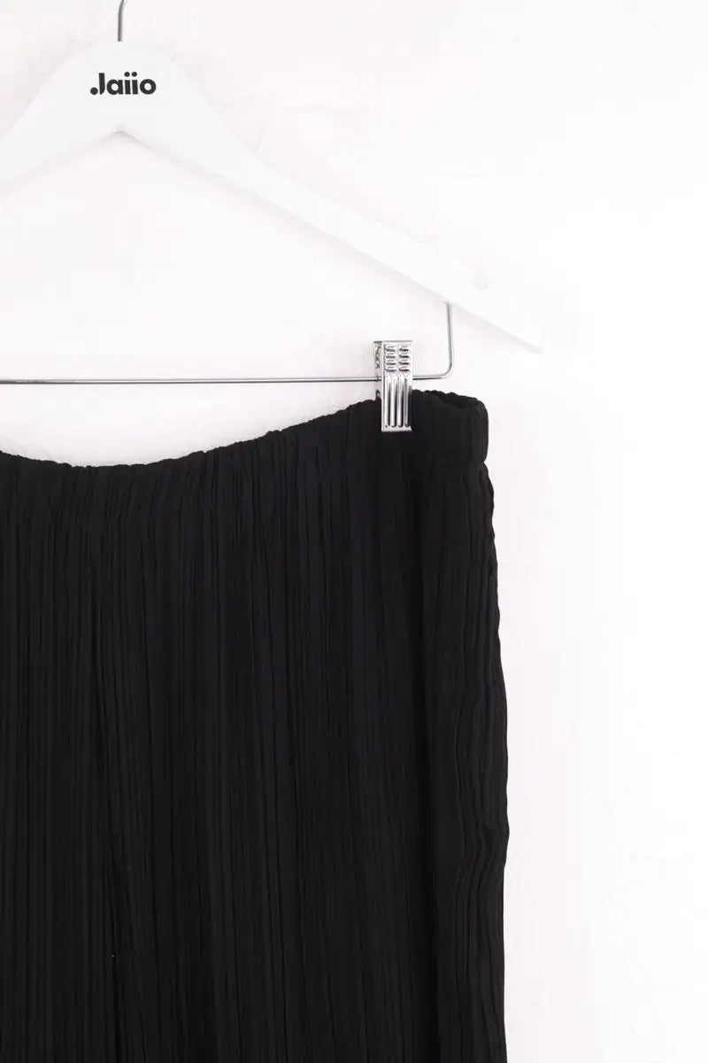 Pantalon droit By Malene Birger Noir en Synthétique