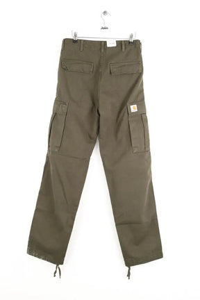 Pantalon droit Carhartt Kaki en Coton