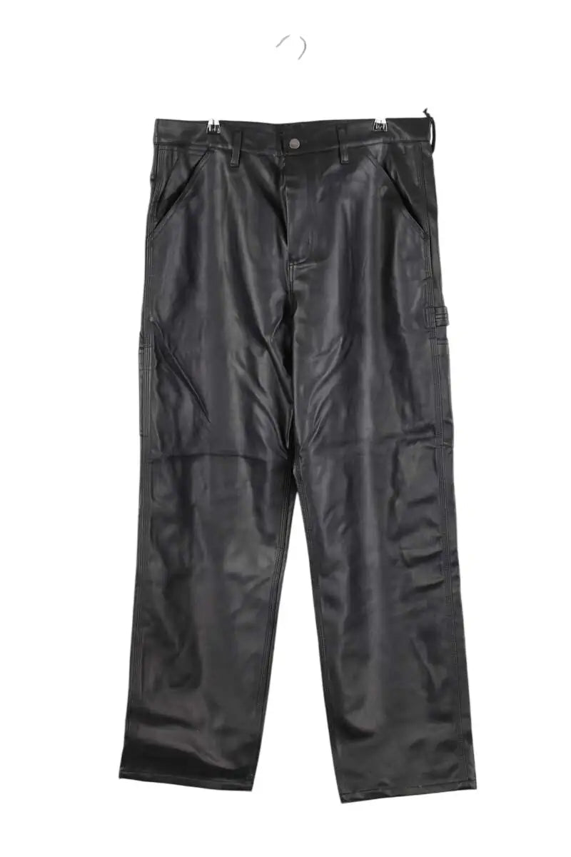 Pantalon droit Carhartt Relaxed straight fit Noir en Synthétique, taille L - Seconde Main