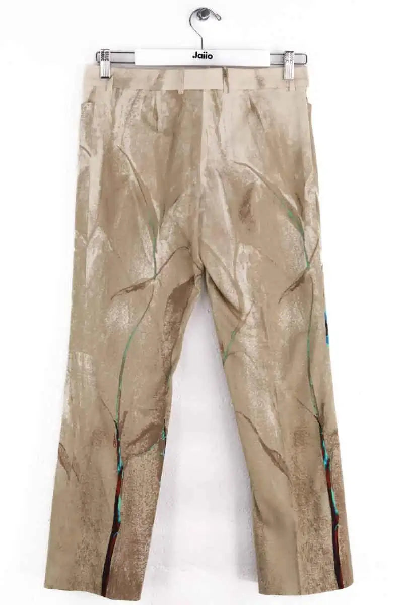 Pantalon droit Celine Beige en Coton