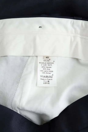 Pantalon droit Celine Bleu en Viscose
