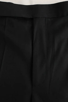 Pantalon droit Celine Noir en Laine