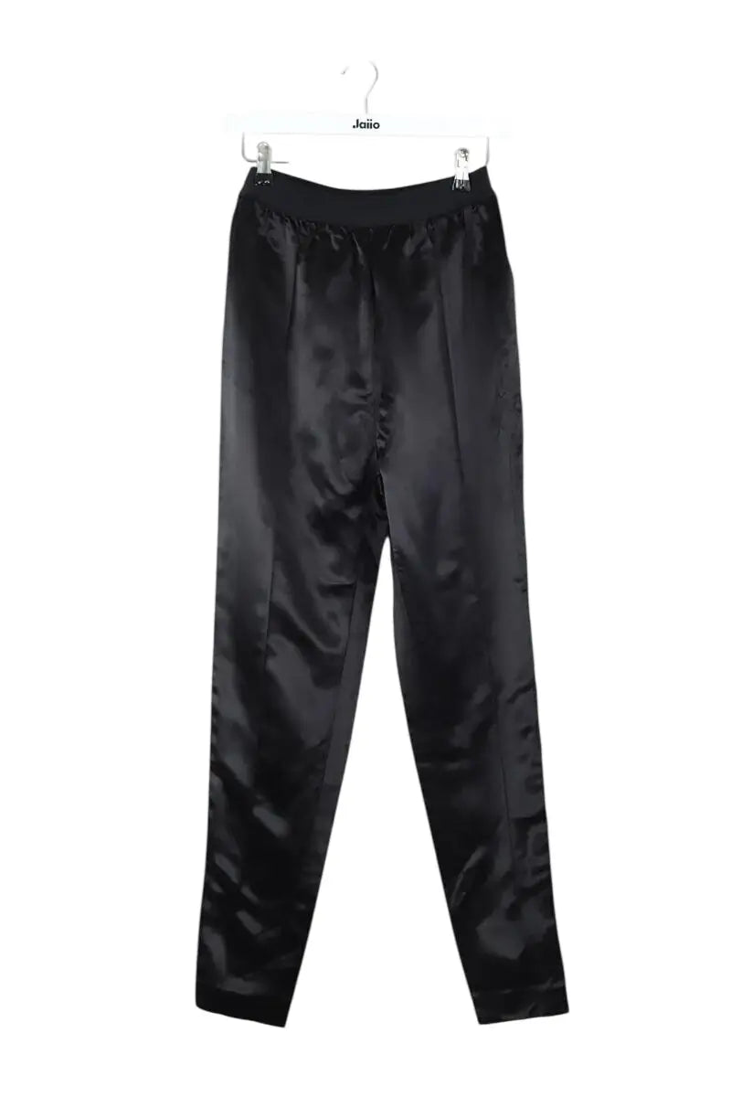 Pantalon droit Celine Noir en Viscose, taille S - Seconde Main