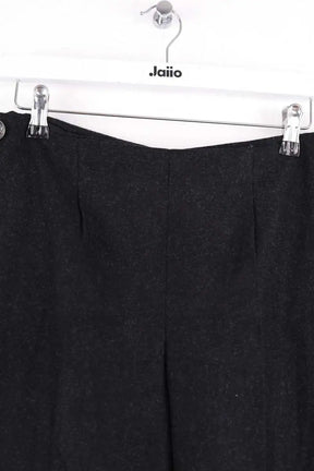 Pantalon droit Chanel Noir en Laine