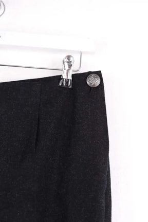 Pantalon droit Chanel Noir en Laine
